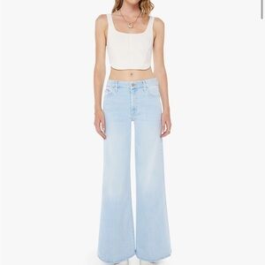 MOTHER The Roller Sneak Jeans in Ball in Your Court